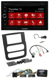 Blaupunkt 2DIN Lenkrad Bluetooth USB TMC DAB Navigation für Dodge RAM 2002-2006