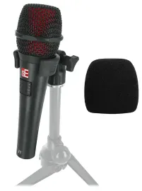 Микрофон проводной sE Electronics V7 PTT динамический, ручной, с кнопкой Push-To-Talk, с ветрозащитой WS07