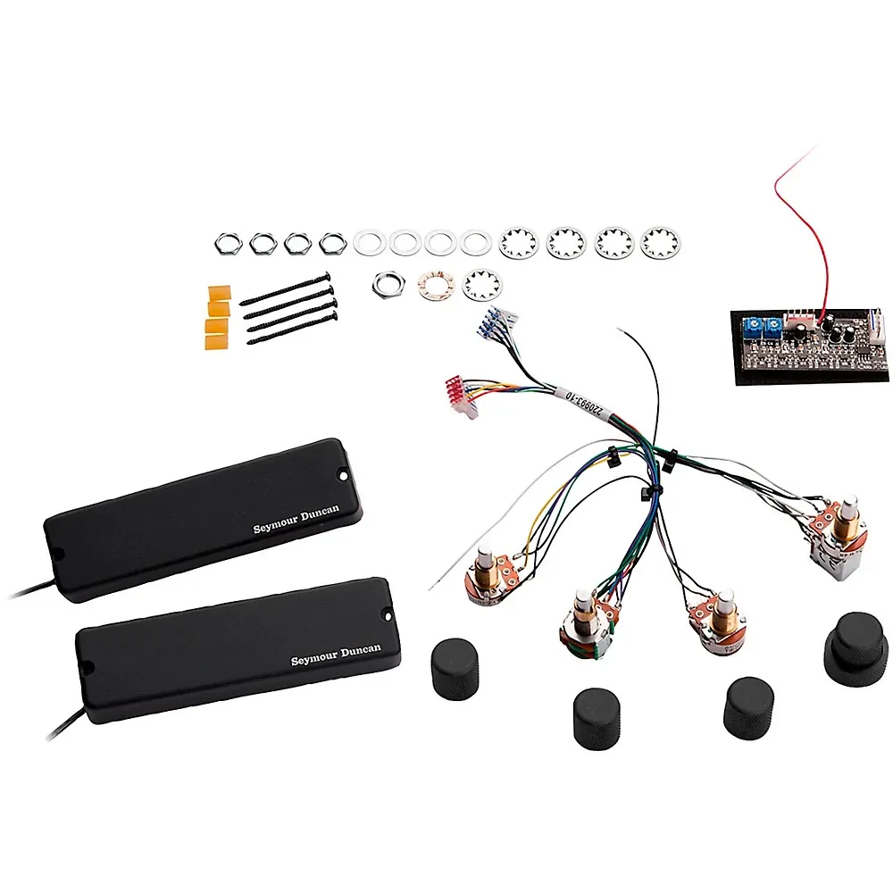 Звукосниматель для бесладовой бас-гитары Seymour Duncan Steve Bailey 3-Band Active Soapbar System Set, активный, 3-band EQ