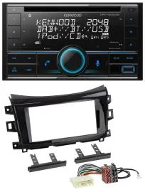 Kenwood CD 2DIN DAB USB MP3 Bluetooth Autoradio für Nissan Navara (ab 16)