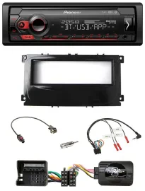 Pioneer Lenkrad USB DAB Bluetooth Autoradio für Ford Focus ab 07 Galaxy C-Max sc