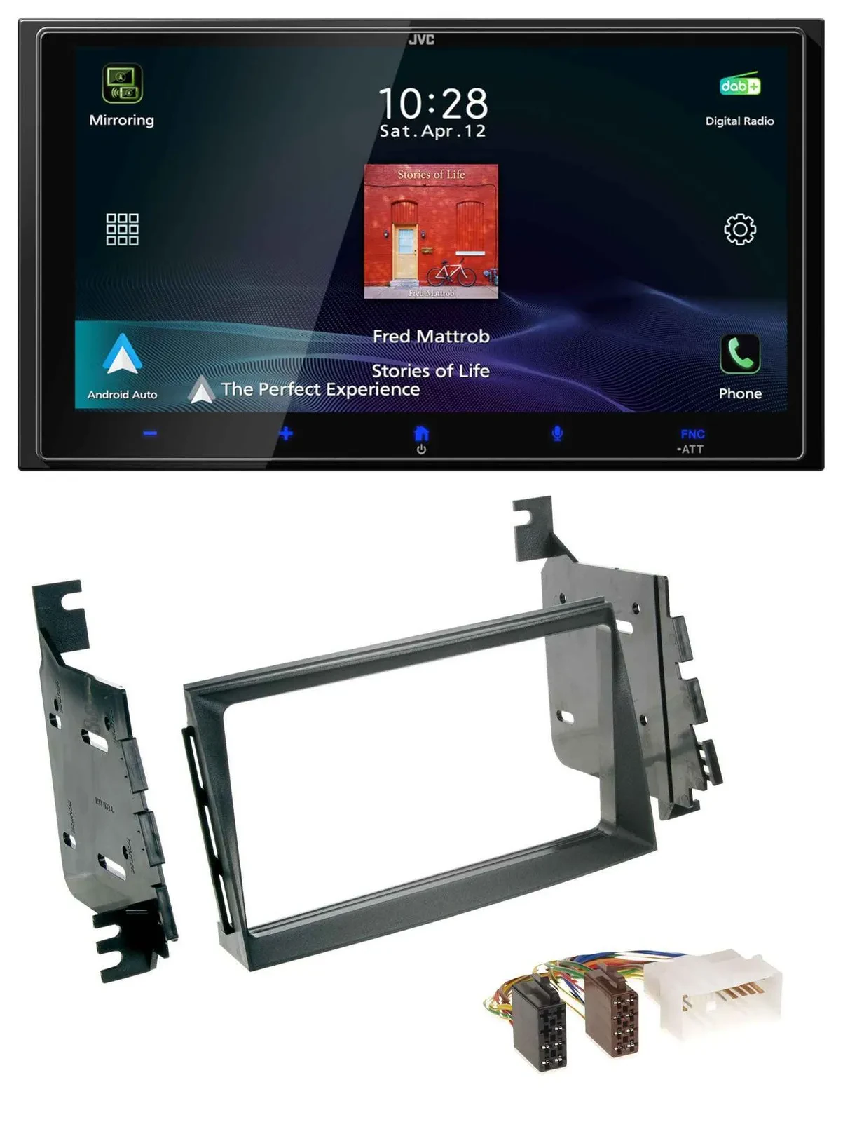 JVC USB Bluetooth 2DIN DAB MP3 Autoradio für Hyundai Azera Japan USA Grandeur 06