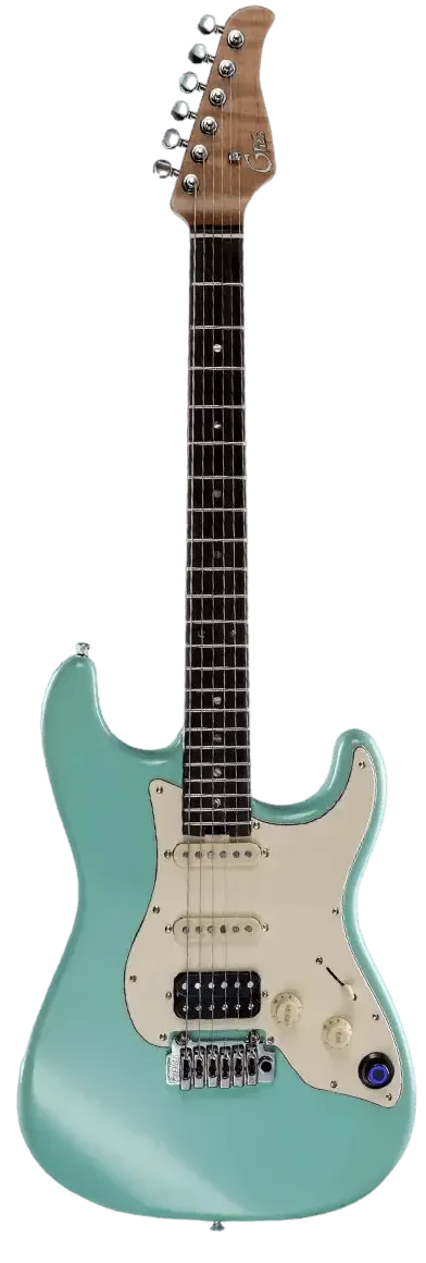 Электрогитара Mooer GTRS P800 Green со встроенным процессором