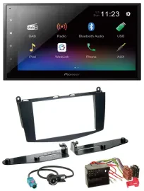 Pioneer USB Bluetooth DAB 2DIN MP3 Autoradio für Mercedes C-Klasse 07-11 ohne Ta