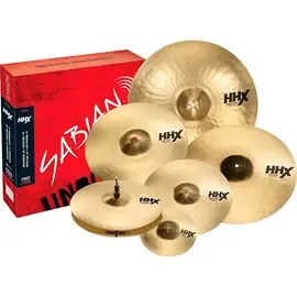 Набор тарелок для барабанов Sabian HHX Super Cymbal Set Brilliant