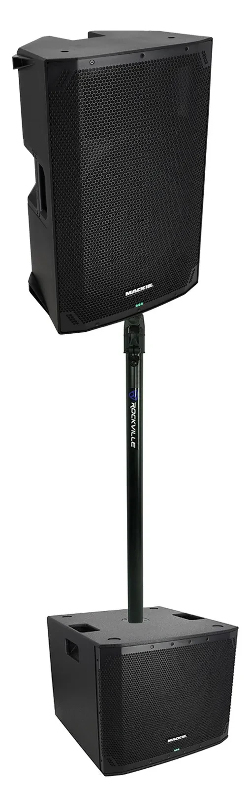 Mackie Thump15 V4 15” 1400w Active DJ PA Speaker w/Bluetooth+Thump15S V4 15" Sub