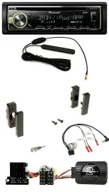 Автомагнитола для Audi A3 8L 1996–2000 Pioneer MP3 USB CD DAB (совместима с управлением на руле)