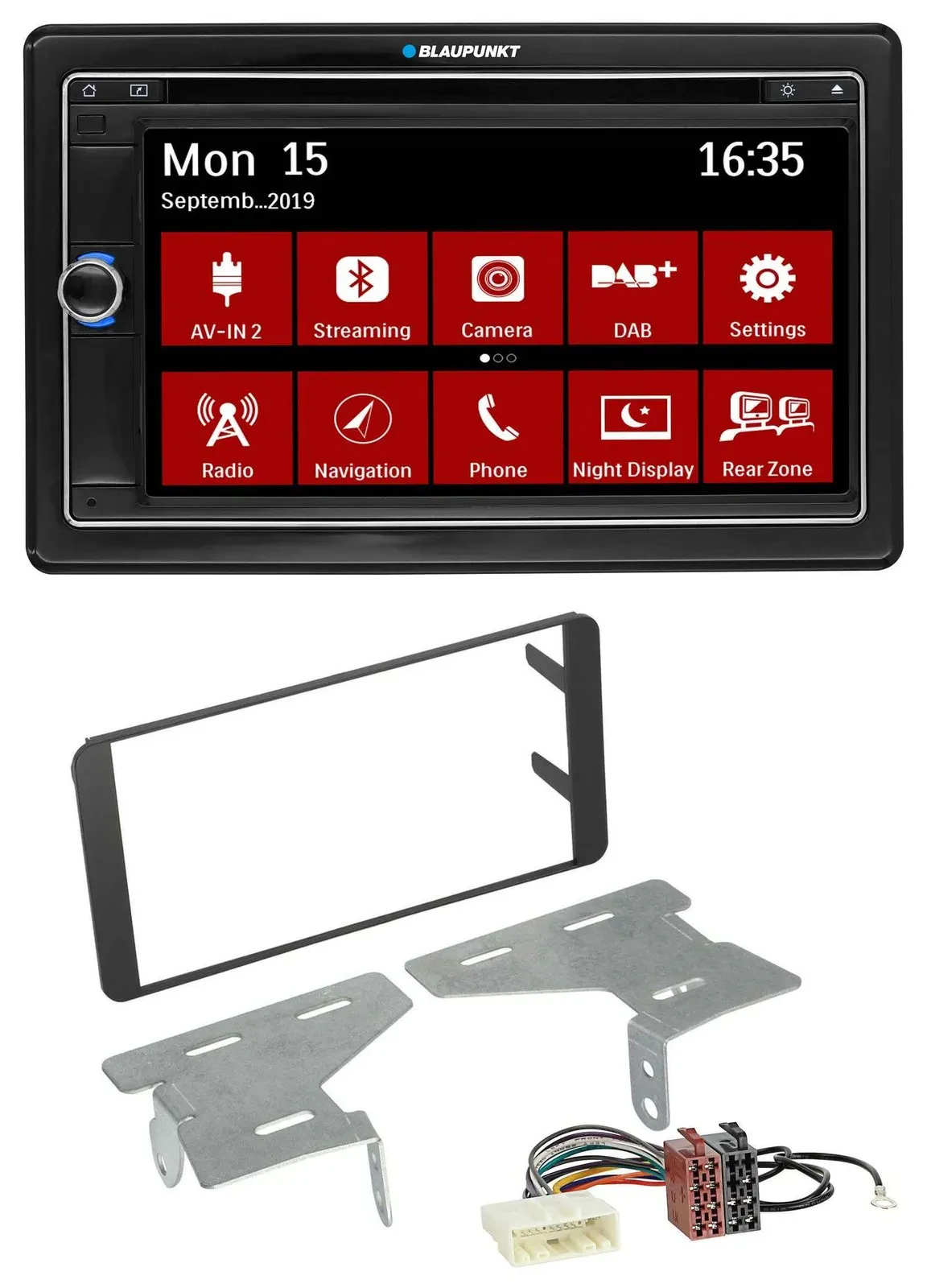 Blaupunkt Bluetooth DAB 2DIN USB DVD MP3 Autoradio für Subaru BRZ (ab 2012)