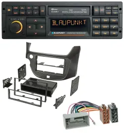 Blaupunkt USB DAB SD MP3 Bluetooth Autoradio für Honda Jazz (ab 2009) dunkelgrau