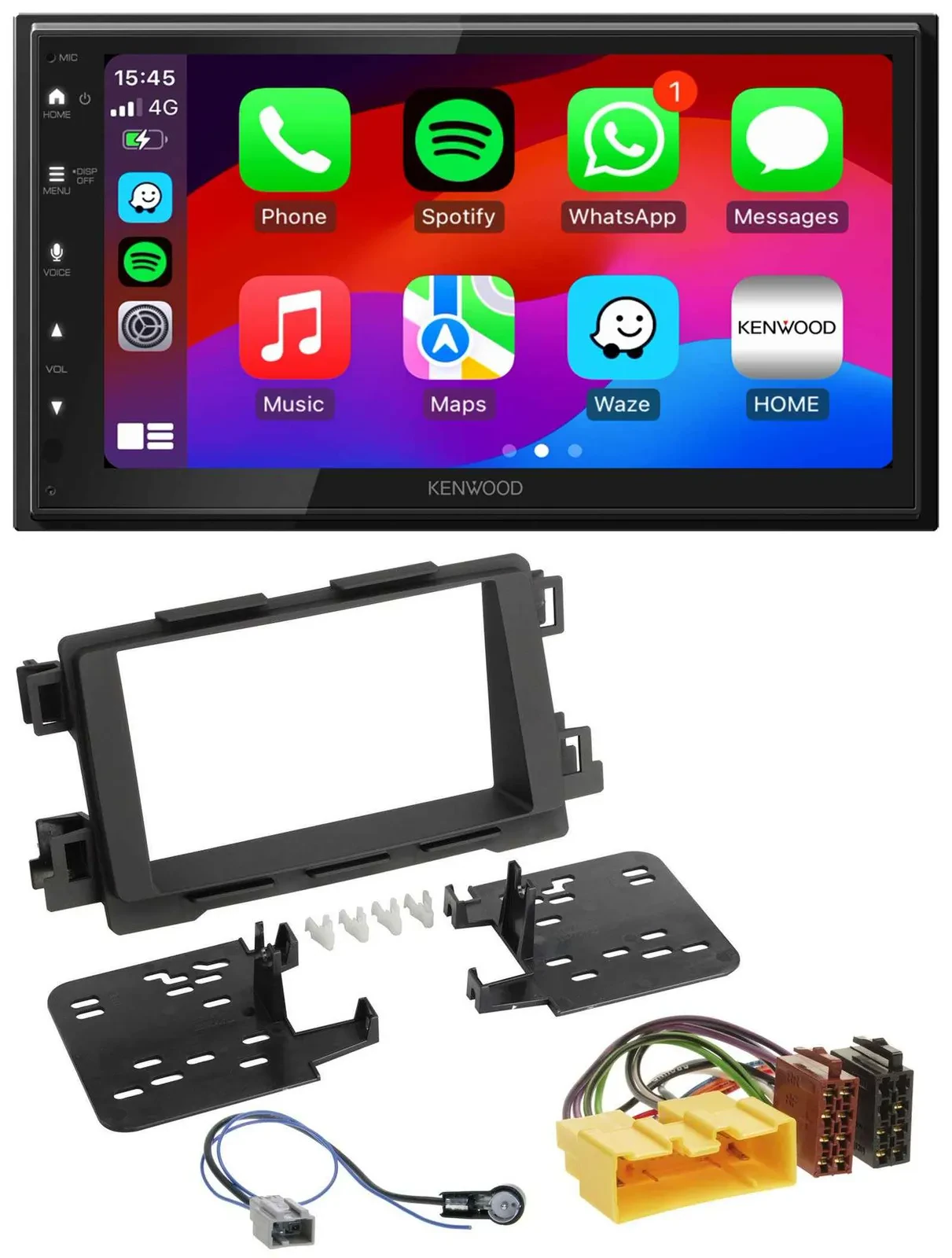 Автомагнитола Kenwood 2 DIN, MP3, USB, DAB, Bluetooth для Mazda 6 (2013–2015) и CX-5 (с 2012)