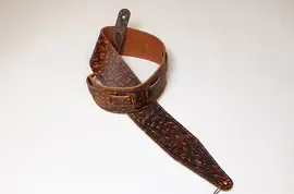 Ремень для гитары Fidel FL8004LT Leather Tigina Закат в джунглях