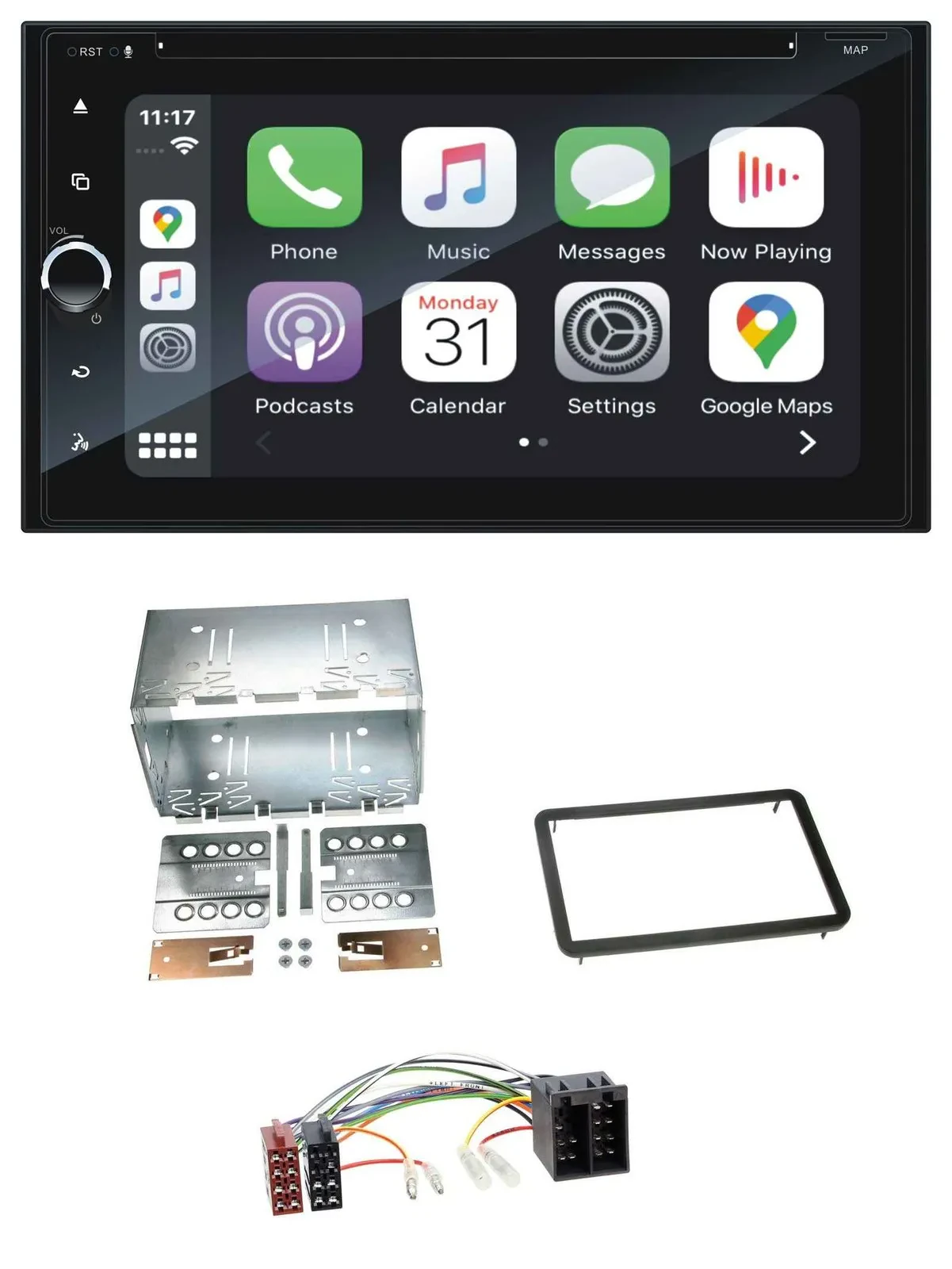 Blaupunkt 2DIN Bluetooth DAB USB DVD MP3 Autoradio für Alfa Romeo 159 Brera Spid
