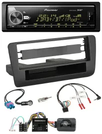 Pioneer Bluetooth USB DAB Lenkrad Autoradio für Audi A1 (ab 2010)