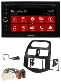 Blaupunkt MP3 DVD Bluetooth DAB 2DIN USB Autoradio für Chevrolet Spark KLM 2012-