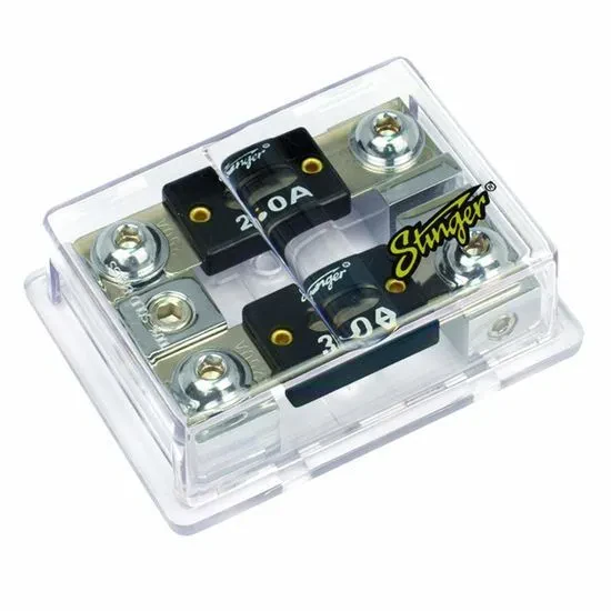Stinger SPD5212 Car Stereo Dual Anl Fuseholder (1) 1/0 Ga In & (1) 1/0 Ga Output