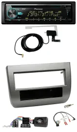 Pioneer MP3 Lenkrad CD USB DAB Autoradio für Lancia Y 843 05-11 dunkelsilbermeta