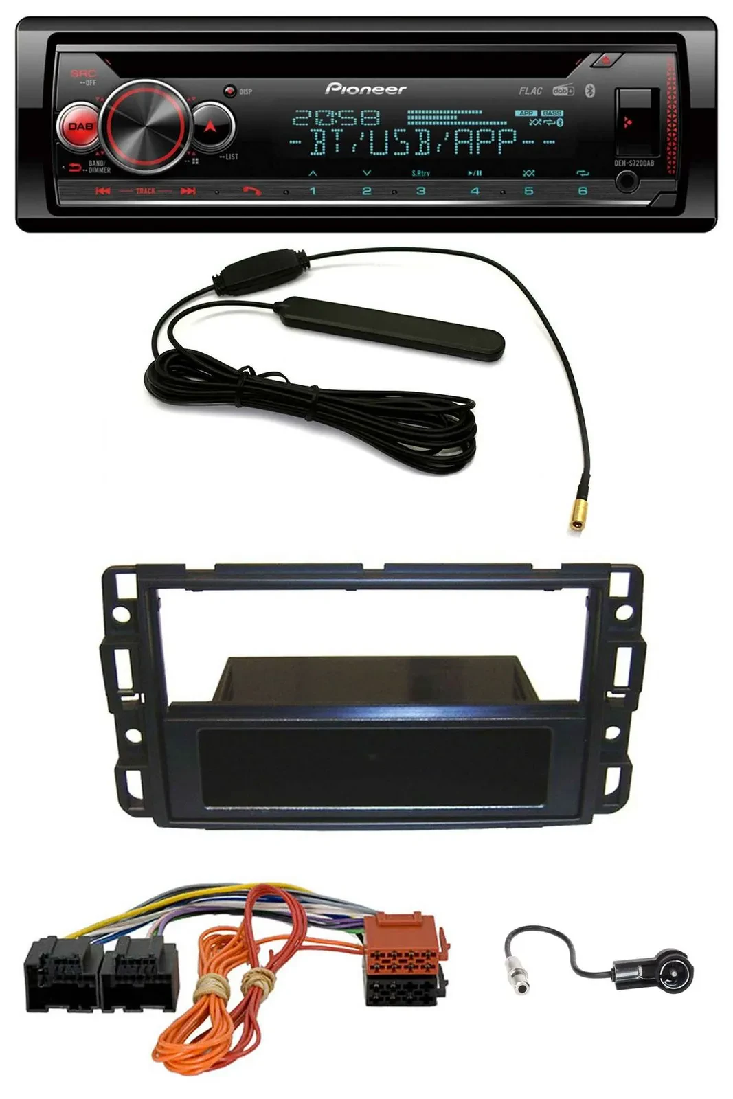 Автомагнитола для Cadillac BLS (2006-2010) Pioneer USB, DAB, MP3, Bluetooth, CD
