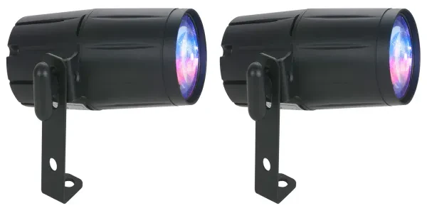 Светодиодный прибор American DJ PINSPOT LED QUAD DMX 8W RGBW (пара)
