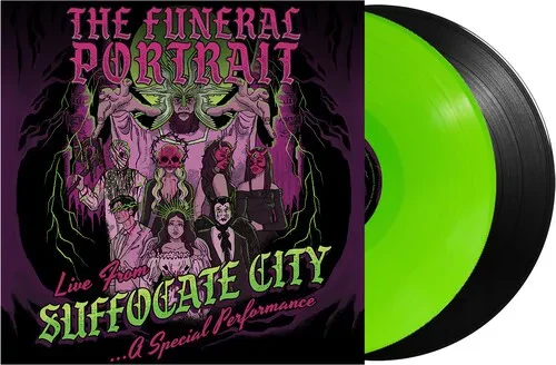 Виниловая пластинка The Funeral Portrait - Live From Suffocate City - Lime/Black [New Vinyl LP] Expl