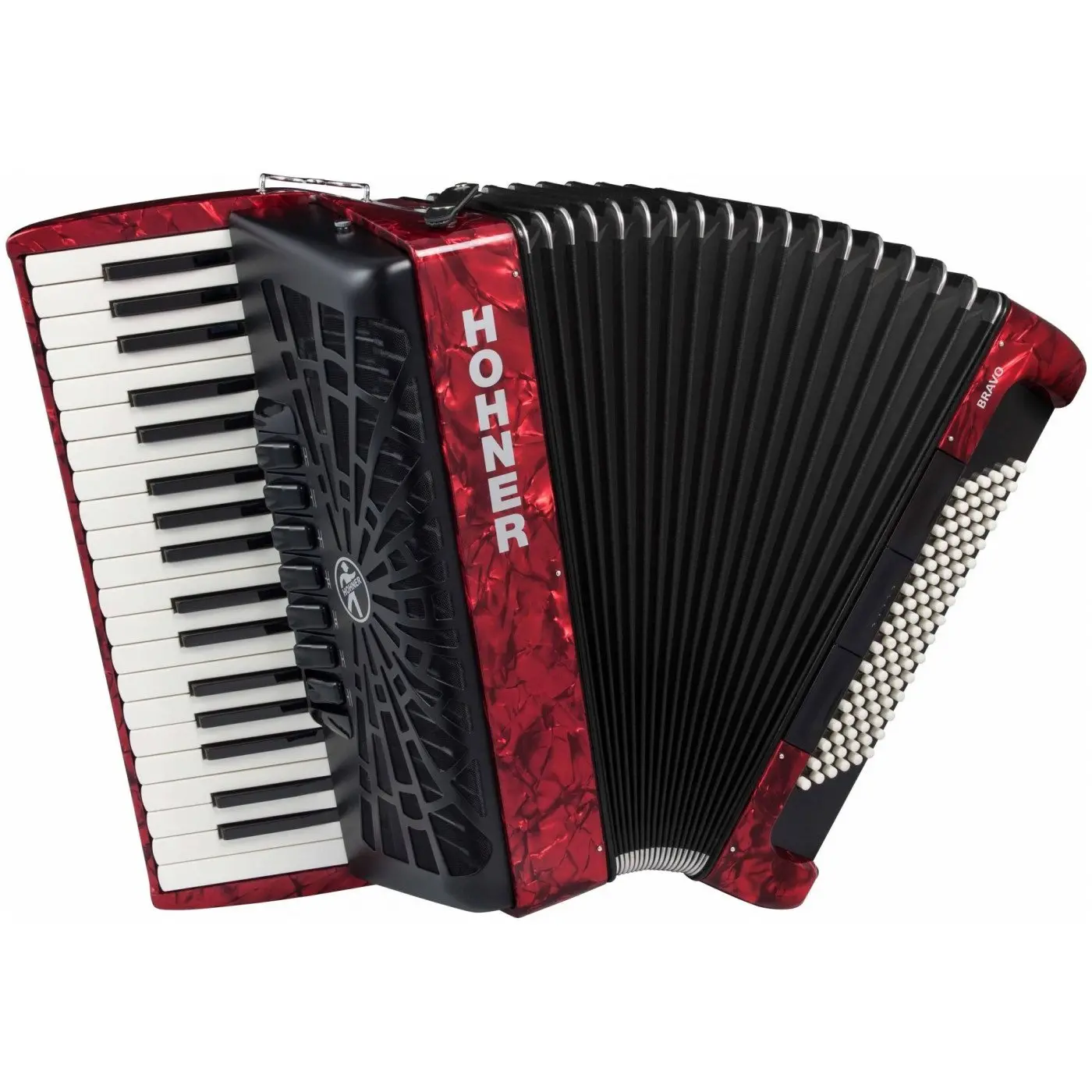 Аккордеон  HOHNER Bravo III 96, 7/8, red