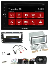 Blaupunkt Lenkrad DVD Bluetooth DAB 2DIN USB Autoradio für Cadillac BLS YSCF 200