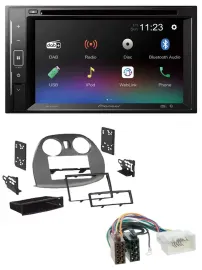 Автомагнитола Pioneer 2DIN Bluetooth USB DAB DVD MP3 для Mitsubishi Eclipse 4G (2005–2012)