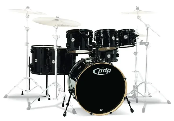 PDP By DW 7-Piece Concept Maple Shell Pack with Chrome Hardware Pearlescent...