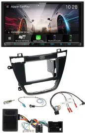 Kenwood Lenkrad 2DIN USB DAB Bluetooth Autoradio für Opel Insignia ab 08 schwarz