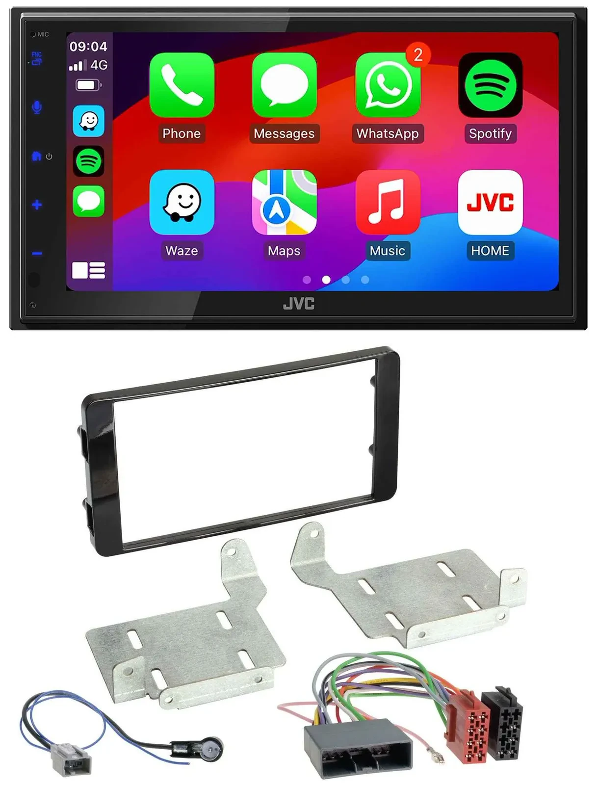 JVC Bluetooth USB MP3 2DIN DAB Autoradio für Mitsubishi ASX (ab 2015)
