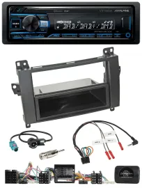 Alpine USB Bluetooth DAB Lenkrad Autoradio für Mercedes A-Klasse W169 B-Klasse T