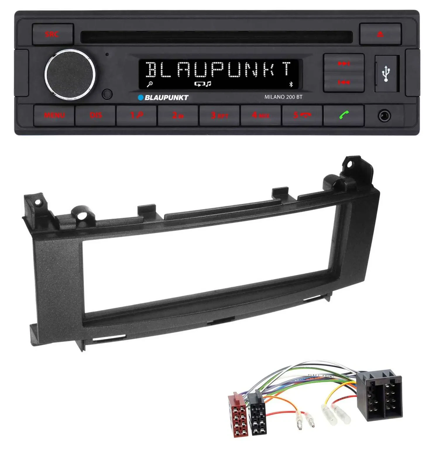 Blaupunkt MP3 USB CD Bluetooth AUX Autoradio für Mercedes B-Klasse W245 A-Klasse