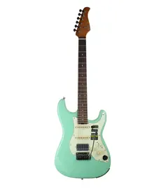 Электрогитара Mooer GTRS S801 Surf Green со встроенным процессором