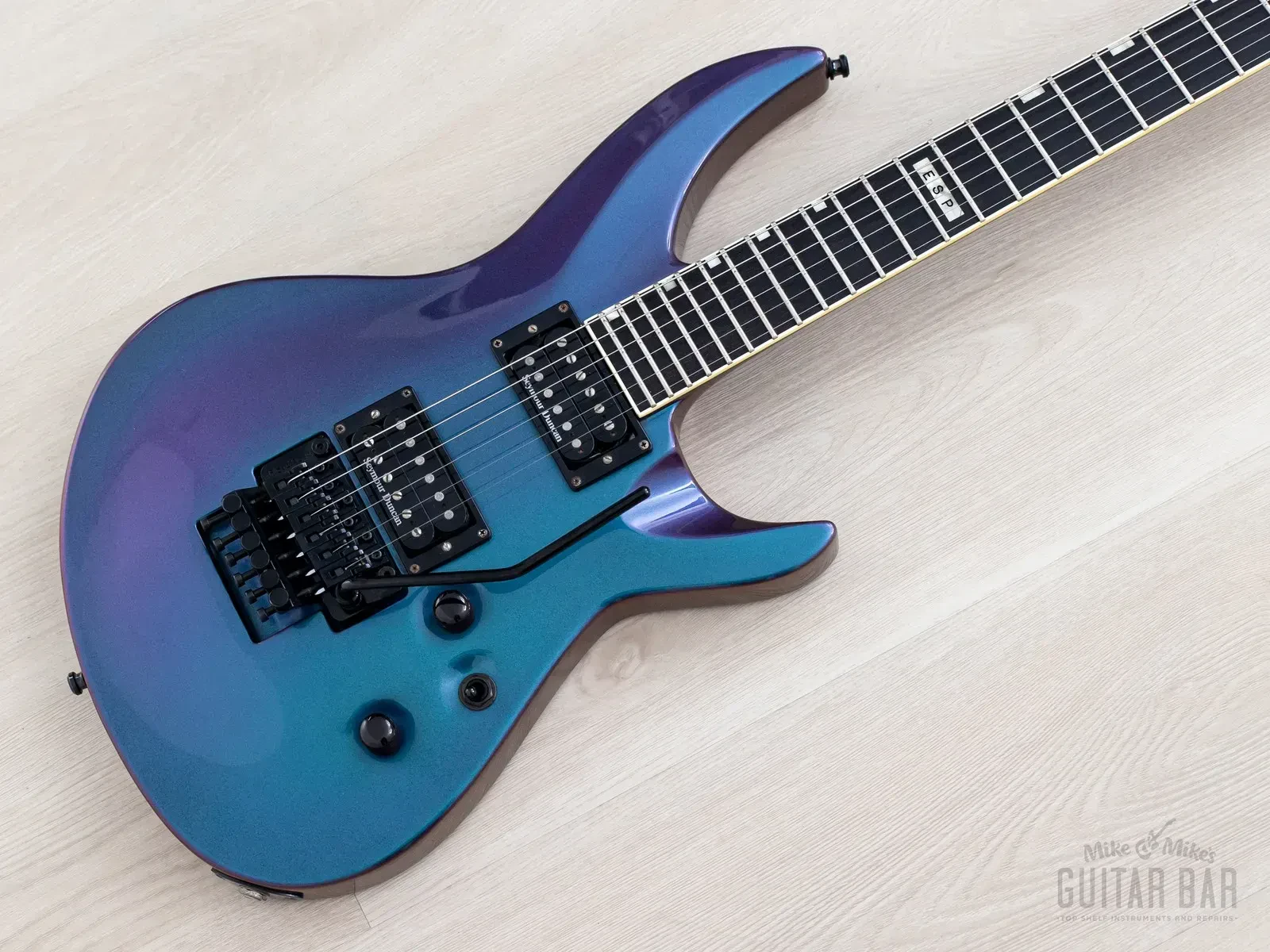 Б/У Электрогитара Esp Horizion III цвет Maziora Andromeda (color shift), Seymour Duncan, Floyd Rose