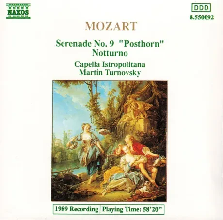 MARTIN TURNOVSKY - Mozart: Serenade No. 9 Posthorn / Notturno (5CD)