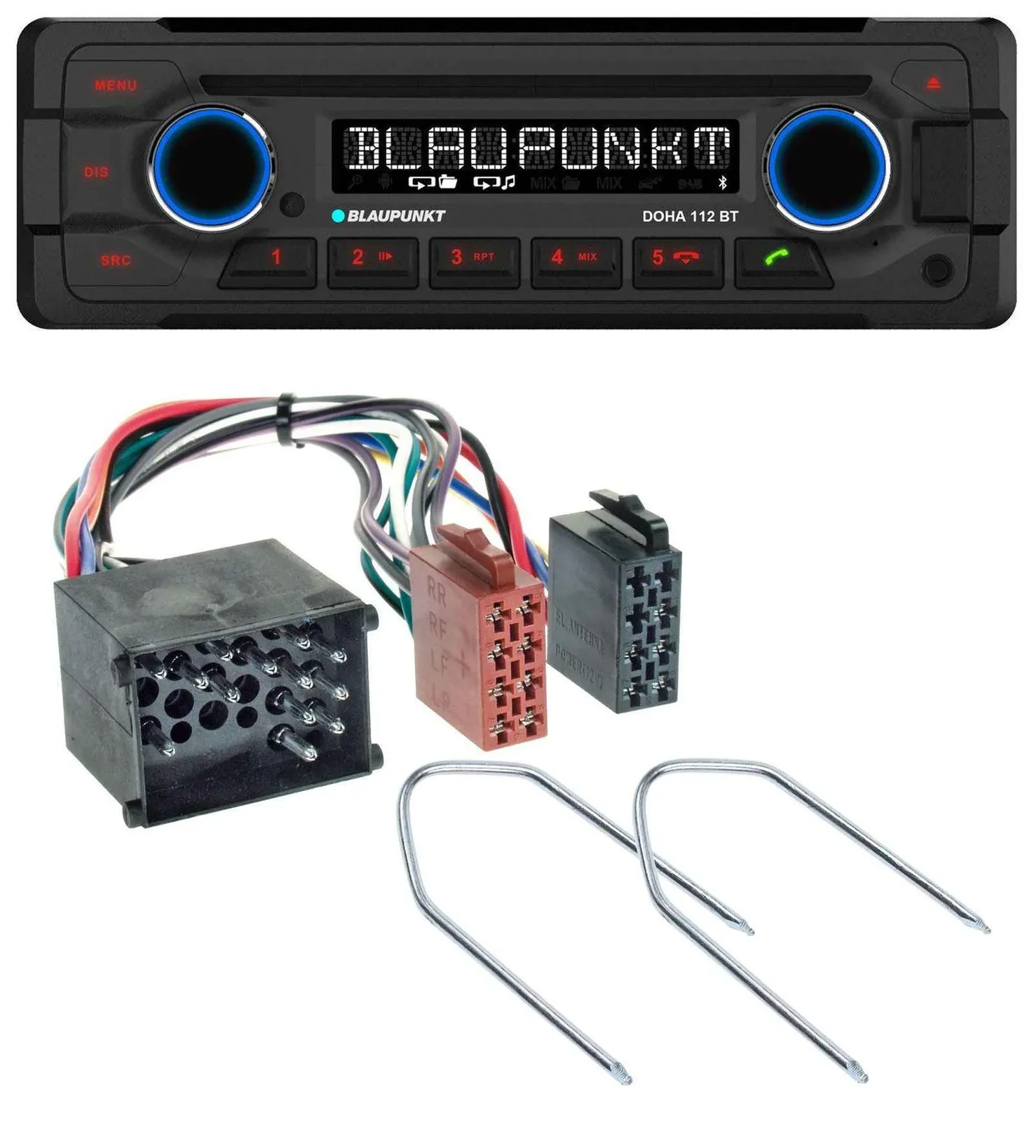 Автомагнитола Blaupunkt CD/MP3, Bluetooth, USB, AUX для BMW 3 Series E30/E36 1987–2000 и 5 Series E34
