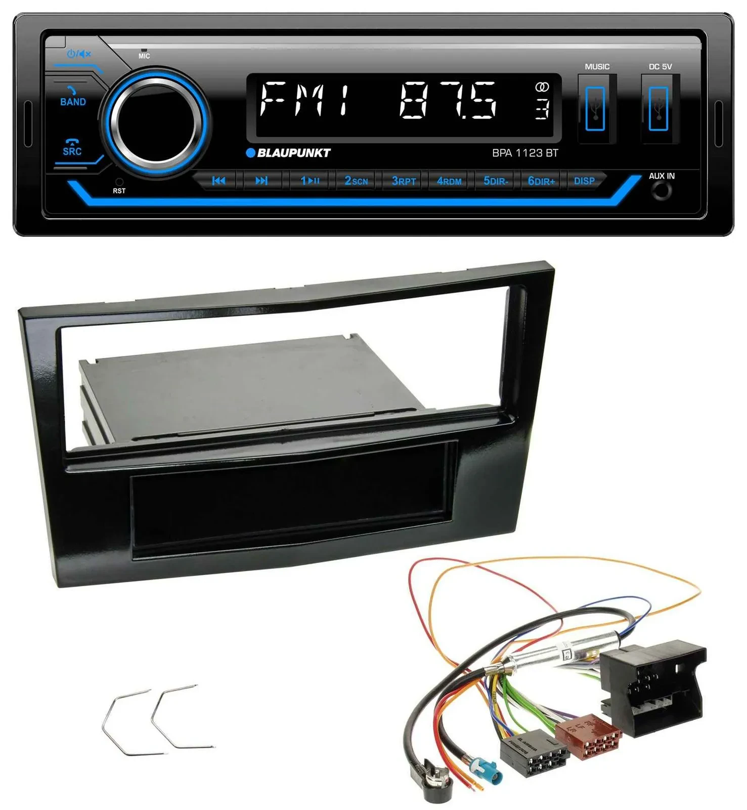 Blaupunkt MP3 Bluetooth USB AUX Autoradio für Opel Astra H Corsa D Zafira B ab 2
