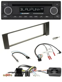Blaupunkt Lenkrad Bluetooth DAB CD USB Autoradio für Audi A4 00-09 ISO Fakra tei