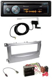 Pioneer Bluetooth DAB MP3 USB CD Autoradio für Ford S-Max Mondeo 07-14 silber