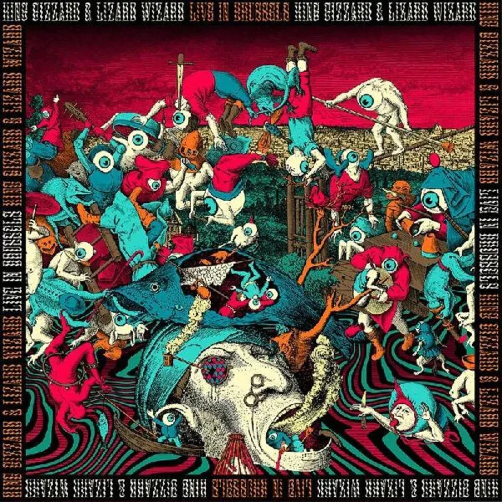Виниловая пластинка King Gizzard and the Lizard Wizard – Live In Brussels '19 (цветной винил, 3 LP) (Релиз 2022)