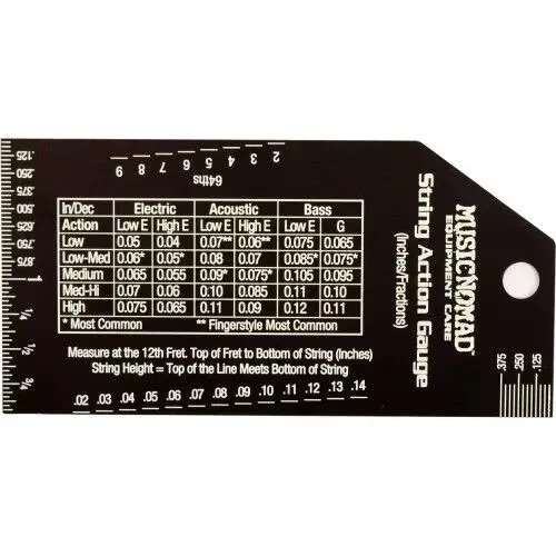 Линейка для измерения высоты струн MusicNomad MN602