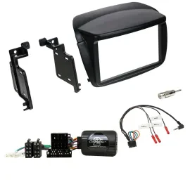 Einbauset Lenkradadapter Doppel DIN Autoradio für Fiat Doblo ab 2010 Opel Combo