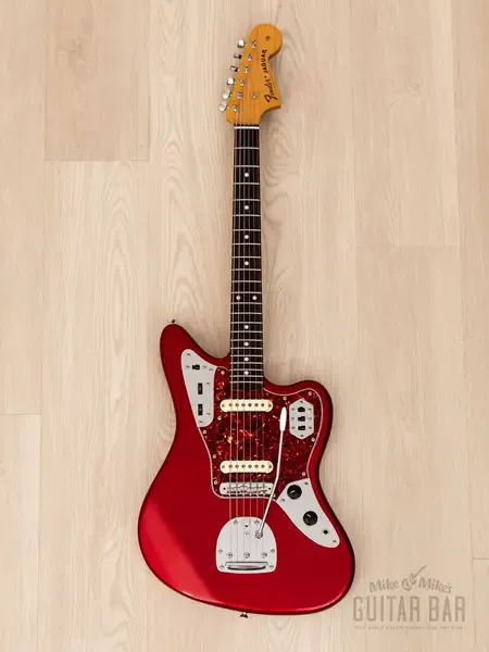 Электрогитара Fender Jaguar 1962 Vintage Reissue JG66-85 SS Candy Apple Red w/gigbag Japan 2003