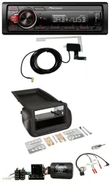 Автомагнитола Pioneer 1-DIN, MP3, DAB, USB, для Fiat Fiorino (с 2008), управление с руля