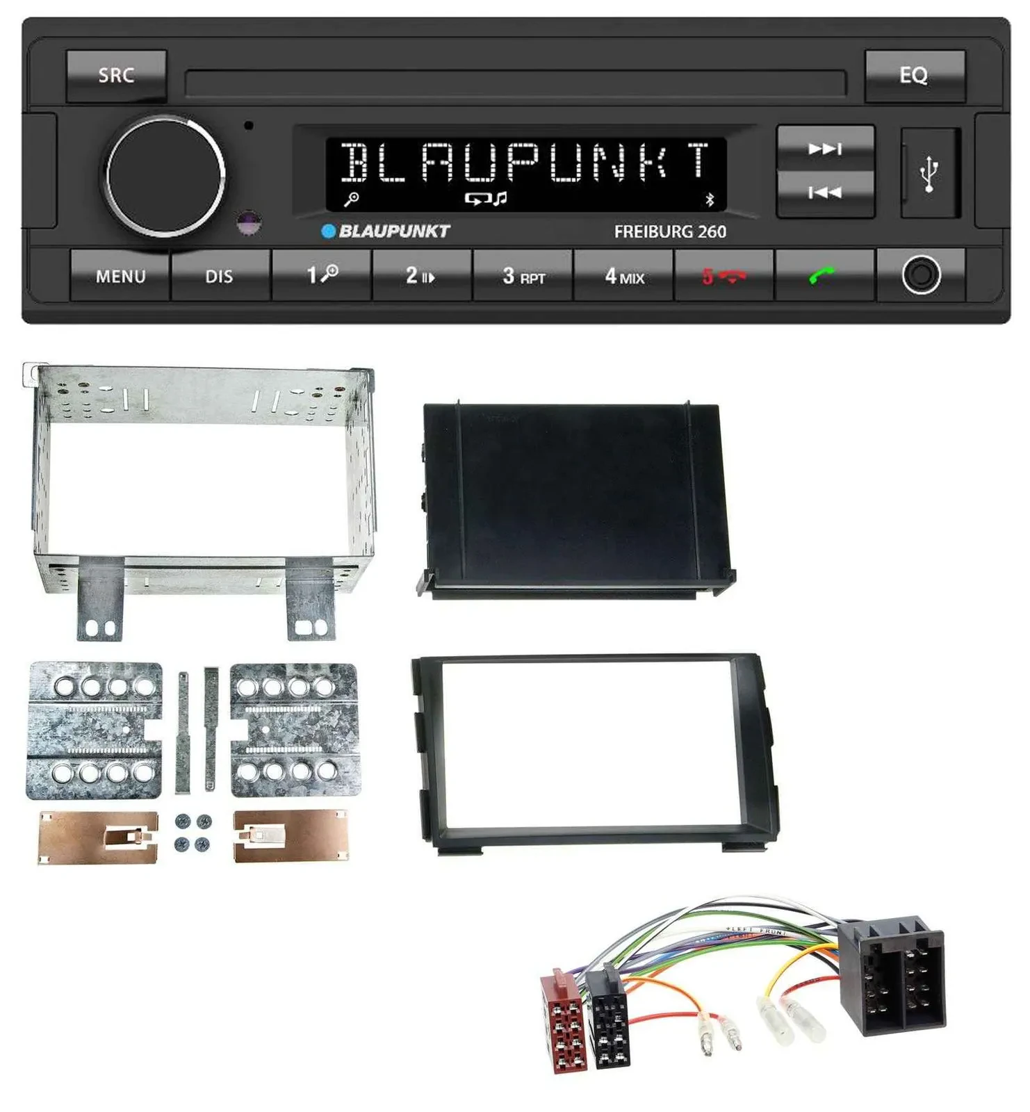 Blaupunkt AUX Bluetooth MP3 USB Autoradio für Kia Ceed 09-12 proCeed 11-13