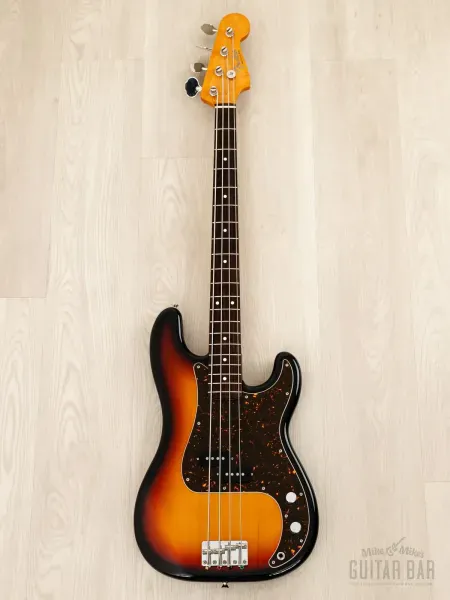 Бас-гитара Fender Precision Bass 1962 Vintage Reissue PB62 P Sunburst w/gigbag Japan 2011