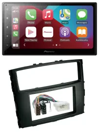 Pioneer USB MP3 DAB 2DIN Bluetooth Autoradio für Mitsubishi Pajero 2006-2014