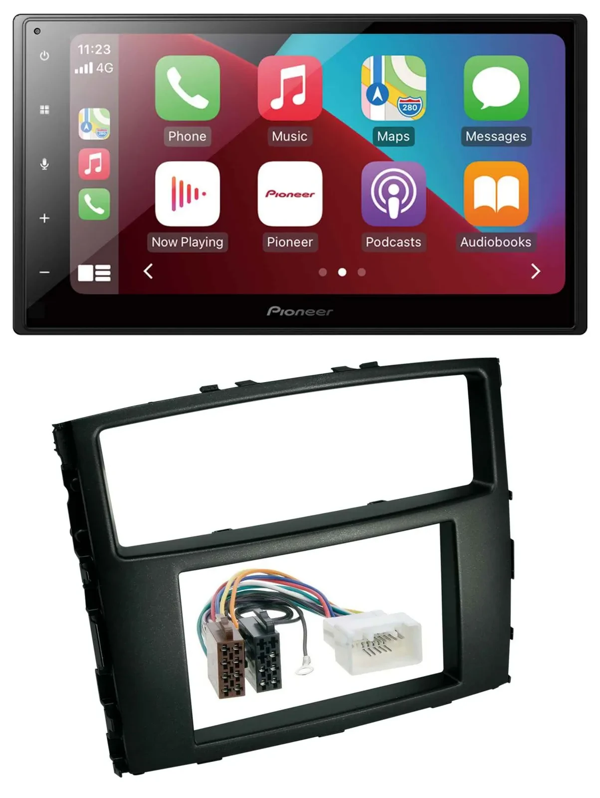 Pioneer USB MP3 DAB 2DIN Bluetooth Autoradio für Mitsubishi Pajero 2006-2014