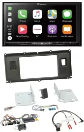 Pioneer 2DIN Lenkrad USB DAB DVD Bluetooth Autoradio für Land Rover Evoque Blind