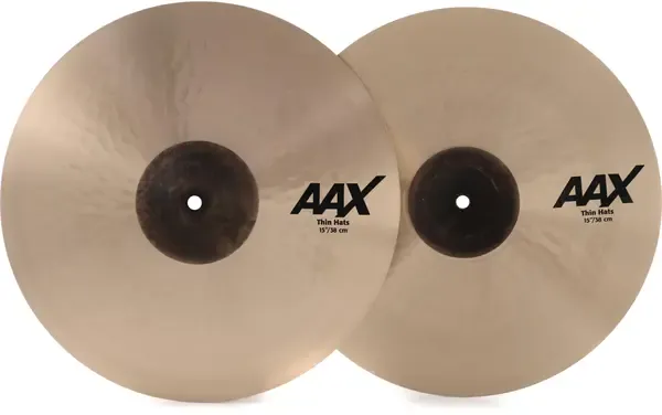 Тарелка барабанная Sabian 15" AAX Thin Hi-Hat (пара)