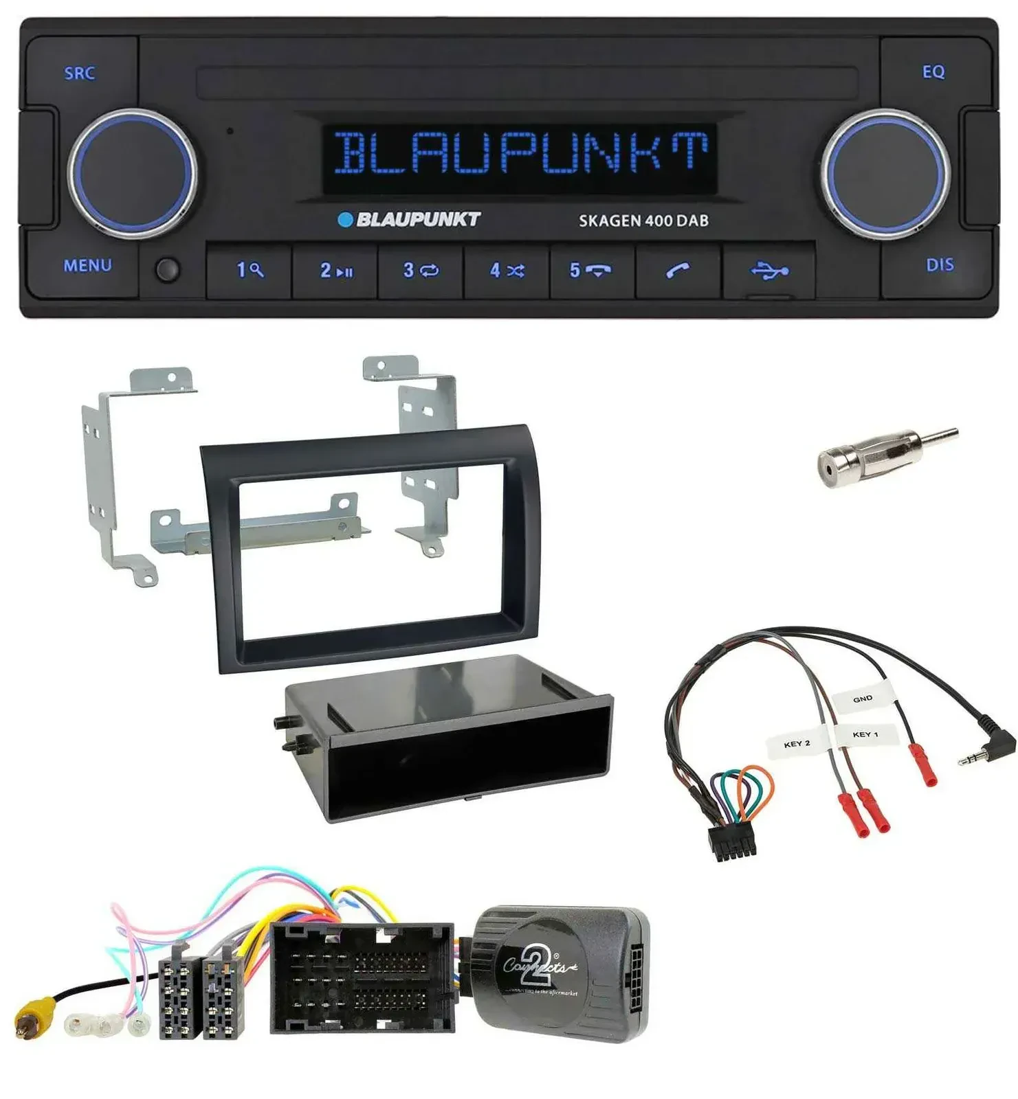 Blaupunkt DAB USB Bluetooth Lenkrad Autoradio für Citroen Jumper ab 14 Profivers